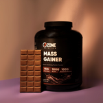 Load image into Gallery viewer, Ozone Nutrition Mass Gainer Powder (Chocolate, 2Kg / 15g Protien,1000g BCAA,1000g Glutamine Percueor, 20 Servings) | Muscle Mass High Protein Gainer
